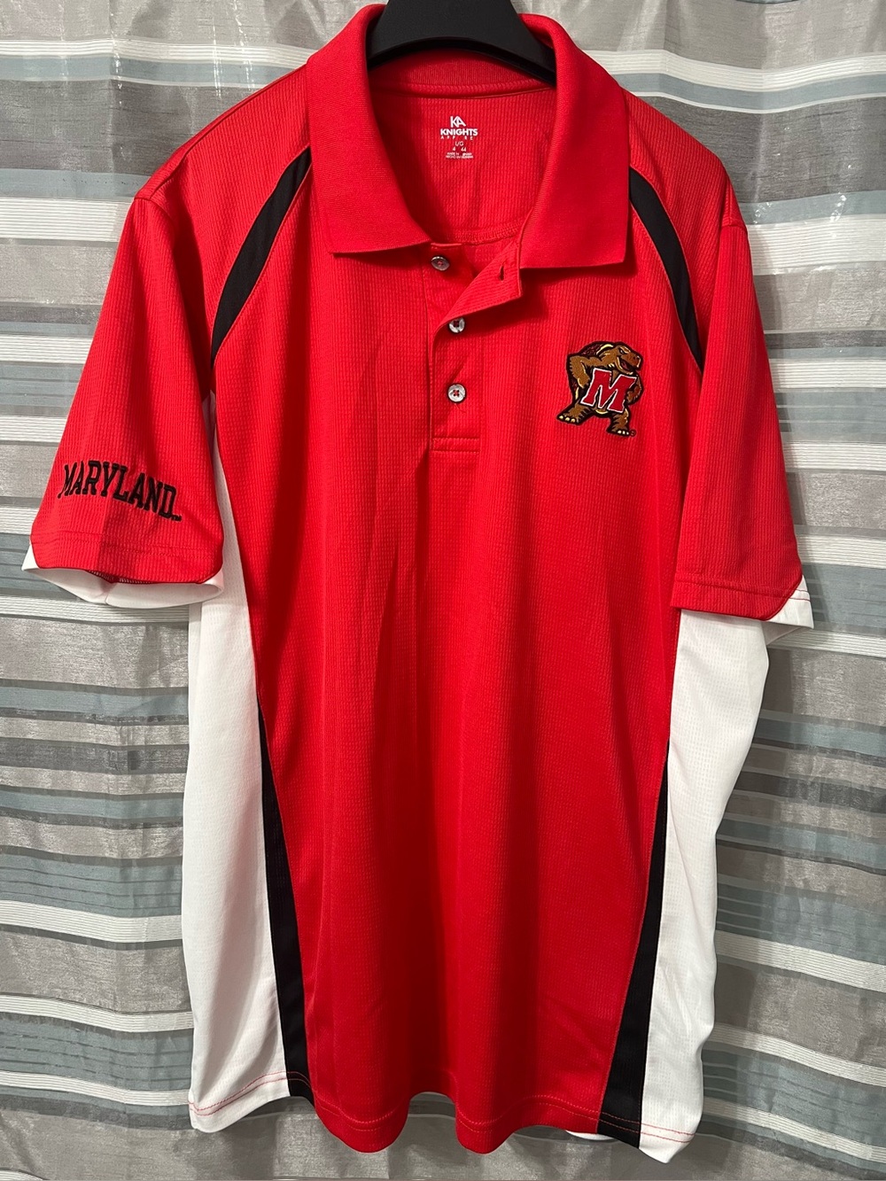 Maryland Terrapins Men’s Red Polo Shirt